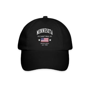 Minnesota - Baseball Cap - black/black - Front