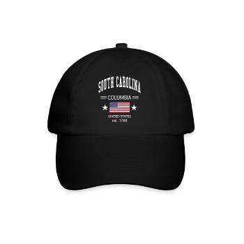 South Carolina - Baseballkappe - Schwarz/Schwarz - Vorne