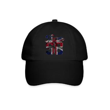 68TH BIRTHDAY UK VINTAGE 1958 - Baseball Cap - black/black - Front