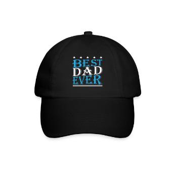 Best Dad Ever Love Father's Day - Father's Day - Baseball Cap - black/black - Front
