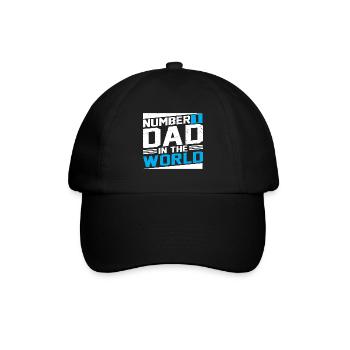 no1 papa du monde - Casquette classique - noir/noir - Devant