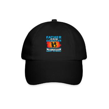 père et fille - Casquette classique - noir/noir - Devant