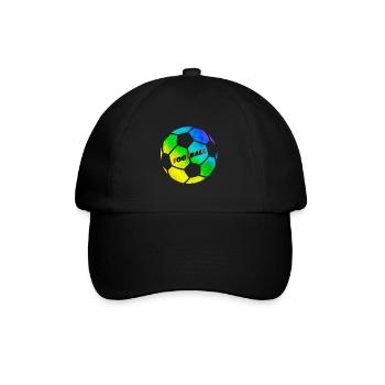 Nous aimons tous le football! - Casquette classique - noir/noir - Devant