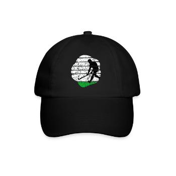 Field Hockey Artificial Grass Hockey Hockey Player Hockey - Baseball Cap - black/black - Front