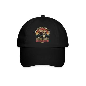 Légendaire depuis Janvier 2006 Vintage Cadeau 2006 - Casquette classique - noir/noir - Devant