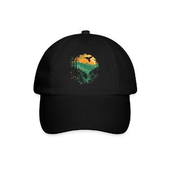 hummingbird, bird, nature, animals, wilderness, nectar - Baseball Cap - black/black - Front