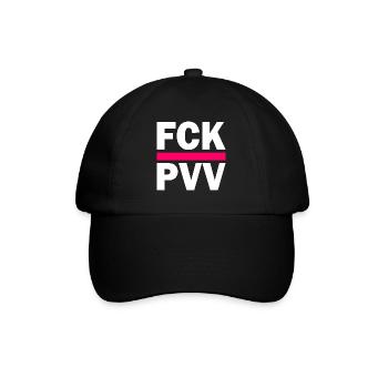 Fck pvv - Casquette classique - noir/noir - Devant