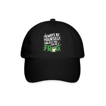 Frog Toad - Baseball Cap - black/black - Front