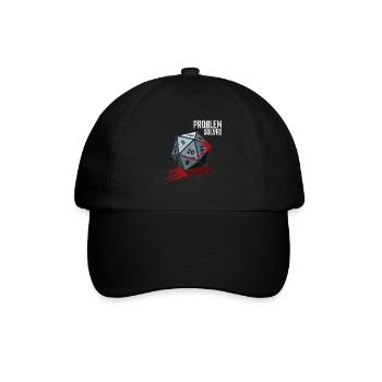 D20 Cube - Problème résolu - Casquette classique - noir/noir - Devant