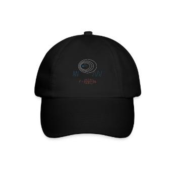 Physique Doppler effet cadeau physicien arbre - Casquette classique - noir/noir - Devant