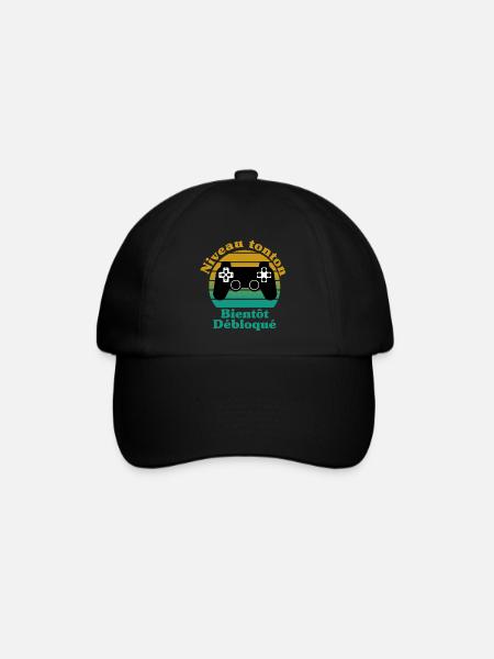 Annoncer grossesse tonton cadeau homme tshirt - Casquette classique - noir/noir