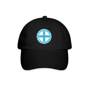 Marseille - Baseballkappe - Schwarz/Schwarz - Vorne