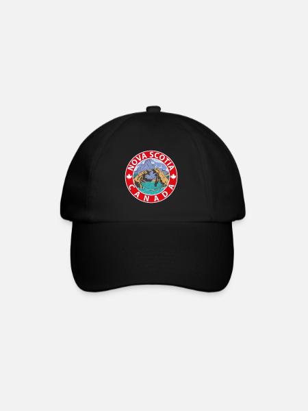 Nova Scotia - Baseballkappe - Schwarz/Schwarz