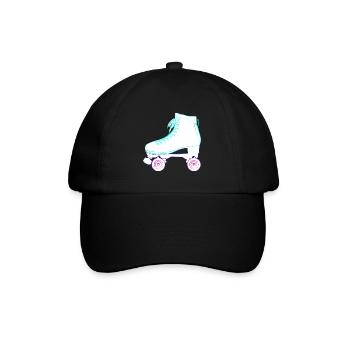 Rollschuhe, roller skates derby skate park, wrotki - Casquette classique - noir/noir - Devant