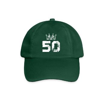 Couronne de 50 numéros - Casquette classique - vert bouteille - Devant