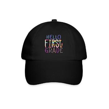 Bonjour Première année Rainbow Girls Boys Équipe d’enseignants - Casquette classique - noir/noir - Devant