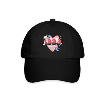 Geburtstag 30 Jahre verehrt Geburtsjahr 1993 - Baseballkappe - Schwarz/Schwarz - Vorne