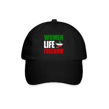 Women life freedom - Baseball Cap - black/black - Front