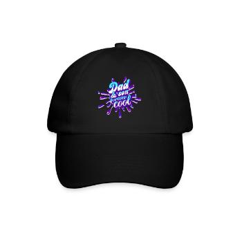 Vater und Sohn für immer cool Vatertag - Baseballkappe - Schwarz/Schwarz - Vorne