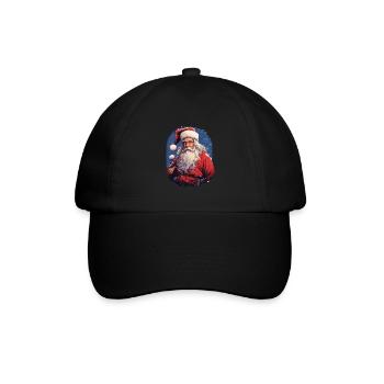 Père Noël - Casquette classique - noir/noir - Devant