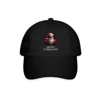 Santa Claus - Marry Christmas - Baseball Cap - black/black - Front