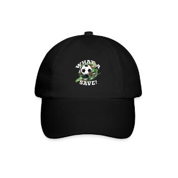 Balle de football - Quelle sauvegarde! - Casquette classique - noir/noir - Devant