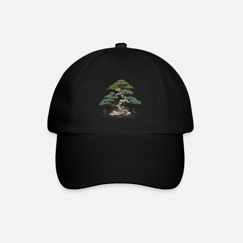 Bonsaï - Casquette classique - noir/noir