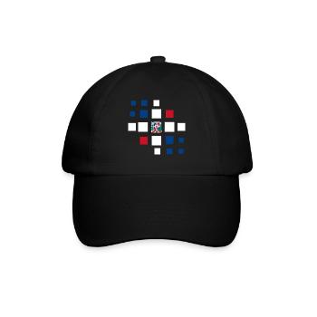 Dominican Republic Flag Dom Rep Flag Travel - Baseball Cap - black/black - Front