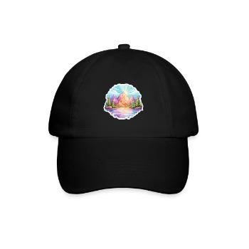 Paysage - Illustration - Casquette classique - noir/noir - Devant