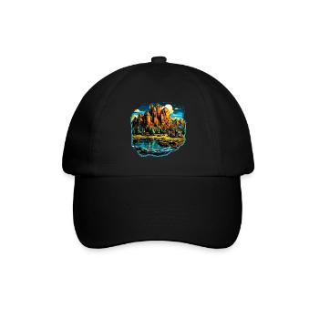 Paysage - Illustration - Casquette classique - noir/noir - Devant