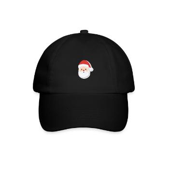 Santa Claus - illustration - Baseball Cap - black/black - Front