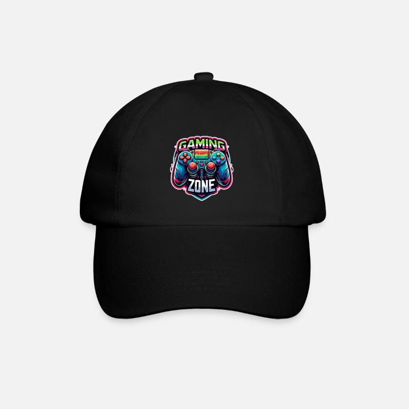 Gaming Zone - Illustration de la manette - Casquette classique - noir/noir