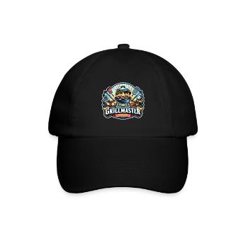 GrillMaster - Illustration de gril - Casquette classique - noir/noir - Devant