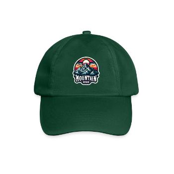 Mountain High - Berg Illustration - Baseball Cap - bottle green - Front