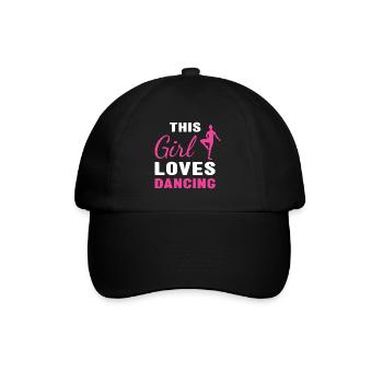Dancer This Girl Loves Dancing - Baseball Cap - black/black - Front
