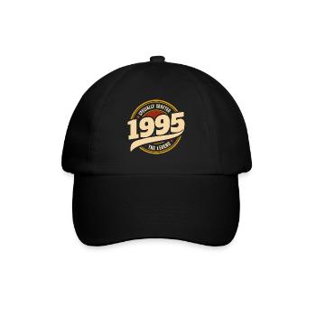 Vintage Year 1995 Legend 30 Years Anniversary - Baseball Cap - black/black - Front