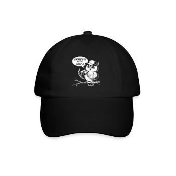 Ornithologists are the coolest funny owl - Baseball Cap - black/black - Front
