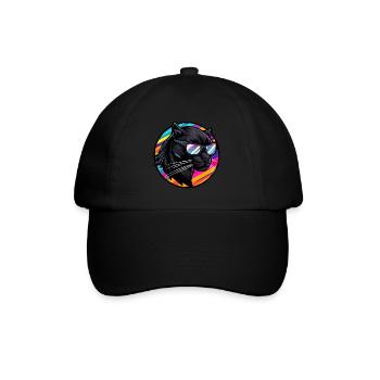 Panther Comic Cool - Baseball Cap - black/black - Front