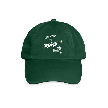 Addicted to ROME Italy - Baseball Cap - bottle green - Front