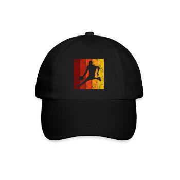 Basketteur basket-ball basket-ball - Casquette classique - noir/noir - Devant