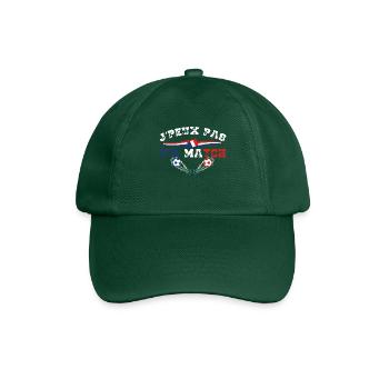 Football France humour supporter idée cadeau sport - Casquette classique - vert bouteille - Devant