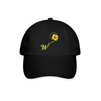 giesskanne w - Baseballkappe - Schwarz/Schwarz - Vorne