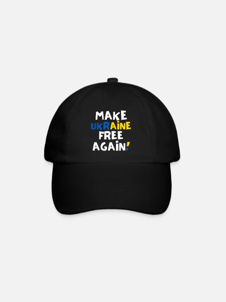 Ukraine libre - Casquette classique - noir/noir