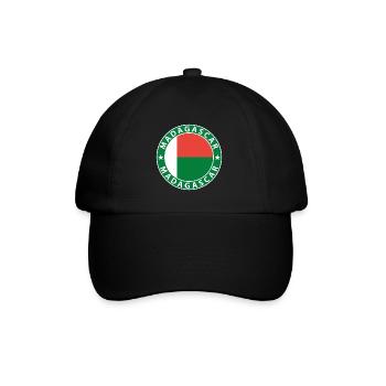Madagaskar - Baseballkappe - Schwarz/Schwarz - Vorne