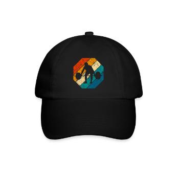 Musculation Bodybuilder GYM Fitnessstudio Retro - Casquette classique - noir/noir - Devant