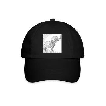 Jungle Lion Safari Nature Bio T-Shirt - Baseball Cap - black/black - Front