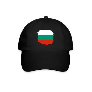 Bulgarien Flagge Bulgarische Fahne Goldstrand - Baseballkappe - Schwarz/Schwarz - Vorne