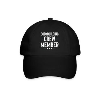Équipe de musculation - Casquette classique - noir/noir - Devant