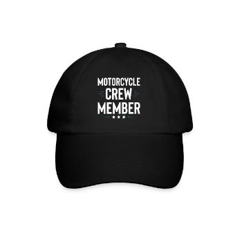 Motorcycle Crew - Baseball Cap - black/black - Front