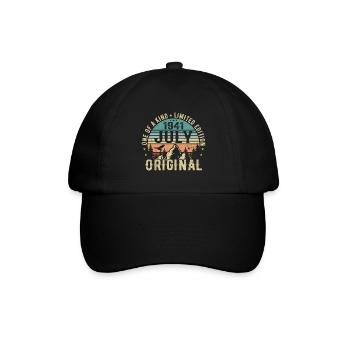 July 1941 Birthday July 1941 Birthday Gift - Baseball Cap - black/black - Front